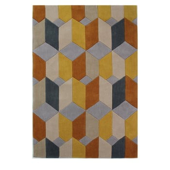 Covor flair rugs infinite scope ochre, 120 x 170 cm