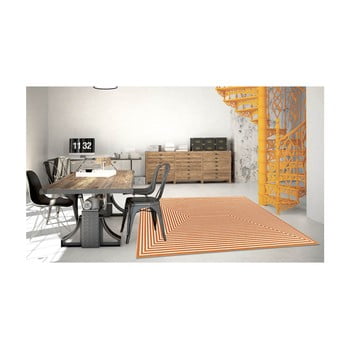 Covor foarte rezistent floorita braid, 200 x 285, portocaliu