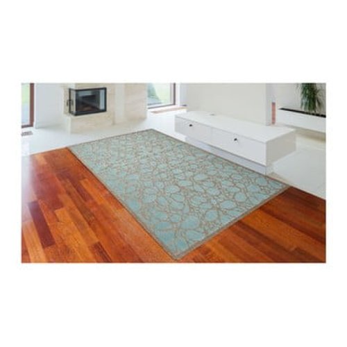 Covor foarte rezistent floorita fiore, 160 x 230 cm, turcoaz