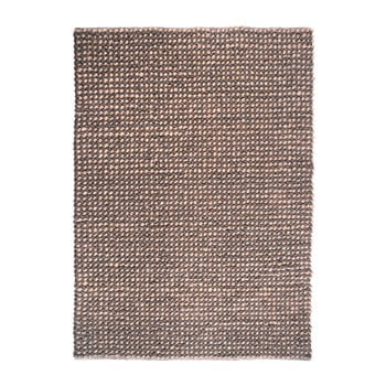 Covor lucrat manual the rug republic baker beige, 160 x 230 cm