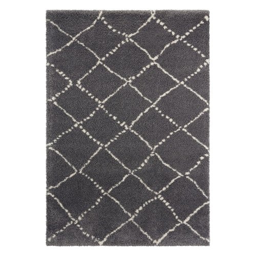 Covor mint rugs hash, 80 x 150 cm, gri