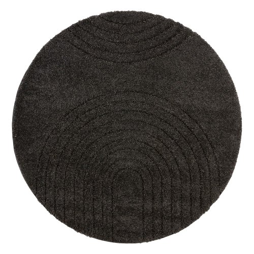 Covor mint rugs norwalk fergus, ø 160 cm, negru