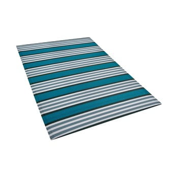 Covor pentru exterior monobeli duro, 120 x 180 cm, albastru - gri