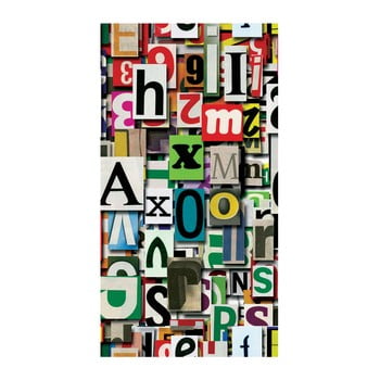 Covor rezistent vitaus alphabet, 80 x 200 cm