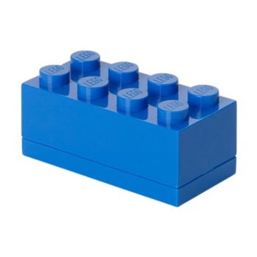 Cutie depozitare lego® mini box blue lungo, albastru
