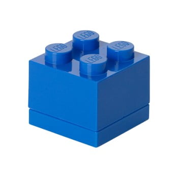 Cutie depozitare lego® mini box blue, albastru