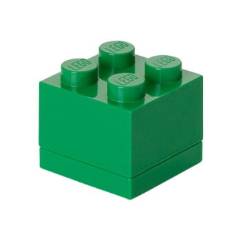 Cutie depozitare lego® mini box green, verde
