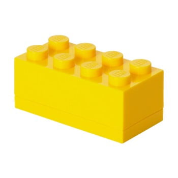 Cutie depozitare lego® mini box yellow lungo, galben