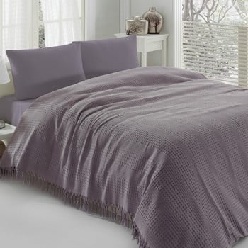 Şaheser Cuvertură subțire pentru pat pique purple, 220 x 240 cm