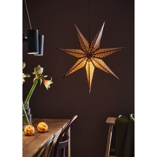 Decorațiune luminoasă de crăciun markslöjd glitter, lungime 75 cm, maro