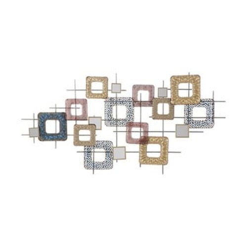 Decorațiune metalică pentru perete mauro ferretti cube, 134,5 x 71 cm