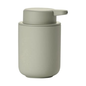 Dispensor din ceramică pentru săpun zone eucalyptus, 250 ml, gri verde