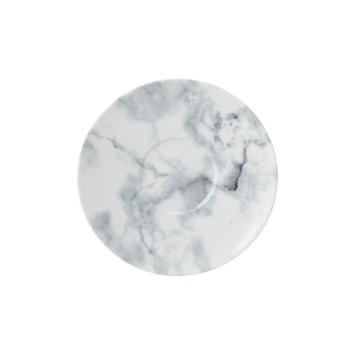 Farfurie din porțelan pentru ceașcă villeroy & boch marmory, ø 16 cm, negru - alb