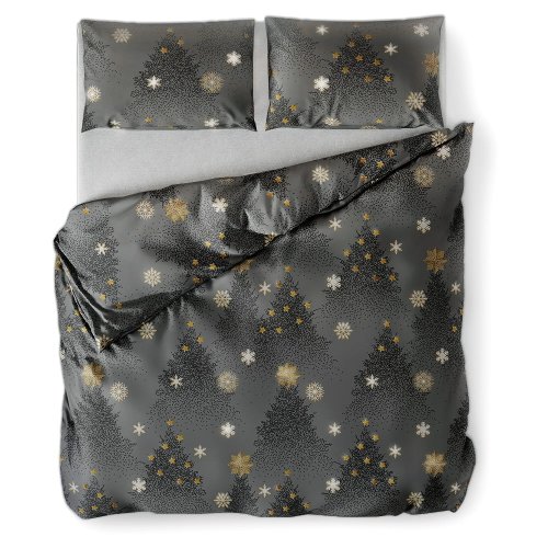 Lenjerie de pat din flanel cu motive de crăciun pentru pat dublu ameliahome silentnight, 160 x 200 cm