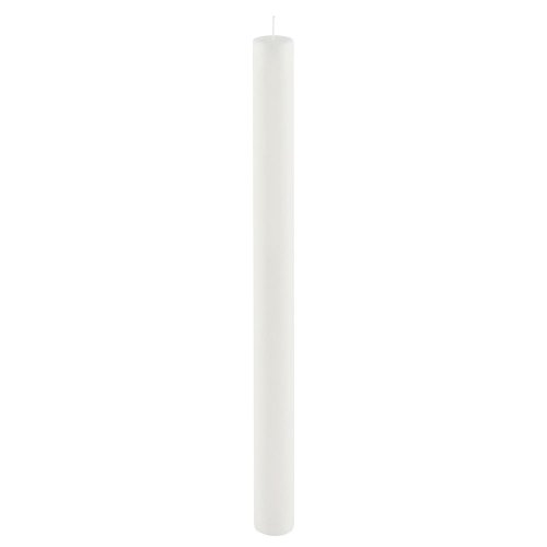 Lumânare lungă ego dekor cylinder pure, timp de ardere 53 h, alb