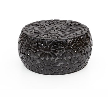 Masă de cafea woox living floral, ⌀ 56 cm, negru