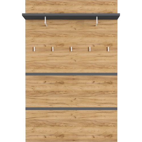 Mobilier pentru hol gri/aspect de lemn de stejar lissabon - germania
