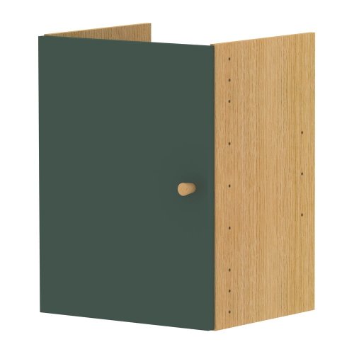Modul cu uși pentru sistem de rafturi modulare verde 33x43,5 cm z cube - tenzo