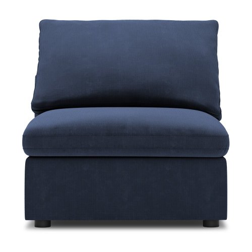 Modul pentru canapea de mijloc windsor & co sofas galaxy, albastru închis
