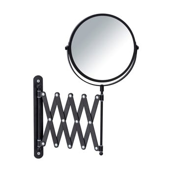 Oglindă cosmetică de perete cu suport telescopic wenko exclusive, negru