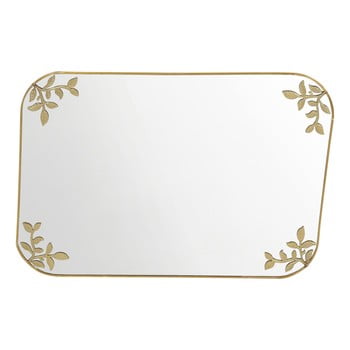 Oglindă decorativă a simple mess, auriu