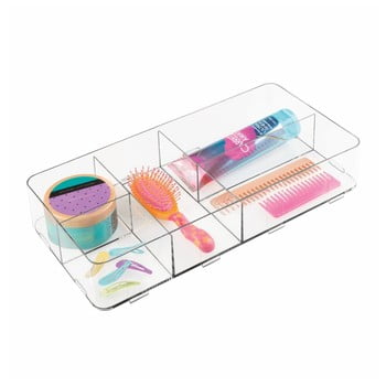 Organizator mare interdesign clarity drawer, lungime 41 cm
