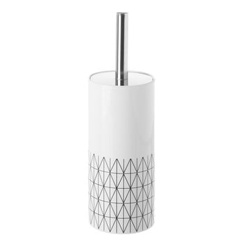 Perie de toaletă în suport de ceramică unimasa geometry