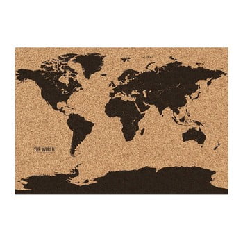 Planșetă din plută gift republic world map