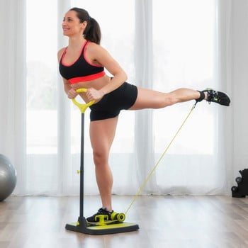 Platformă pentru mușchii fesieri şi picioare cu ghid de exerciții innovagoods fitness