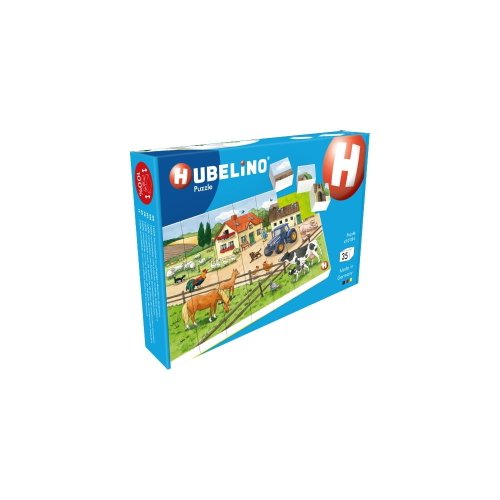 Puzzle pentru copii viața la fermă hubelino