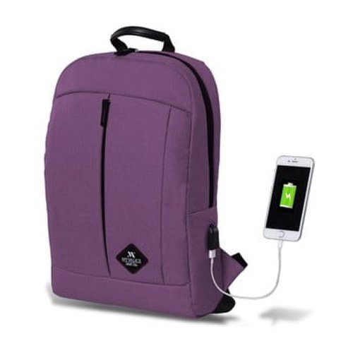 Rucsac cu port usb my valice galaxy smart bag, mov
