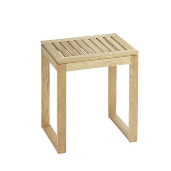 Scăunel din lemn pentru baie wenko norway