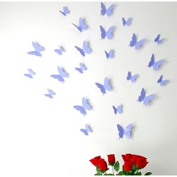 Set 12 autocolante 3d ambiance butterflies, mov