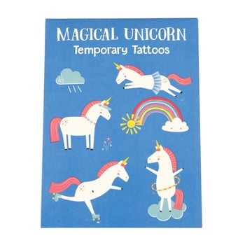 Set 2 file cu tatuaje temporare rex london magical unicorn