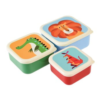 Set 3 cutii gustări rex london creatures