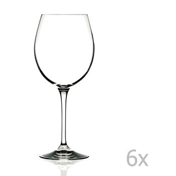 Set 6 pahare pentru vin rcr cristalleria italiana romilda, 650 ml