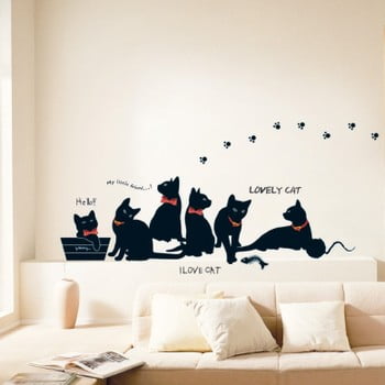 Set autocolante ambiance cats with bowties