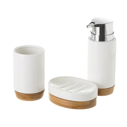 Set de accesorii de baie alb simply – casa selección