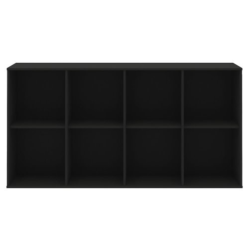 Sistem de rafturi modulare negru 136x69 cm mistral kubus - hammel furniture