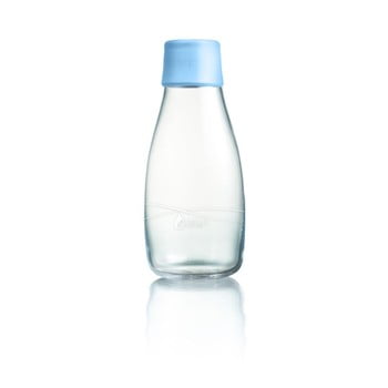Sticlă cu garanție pe viață retap, 300 ml, albastru pastel