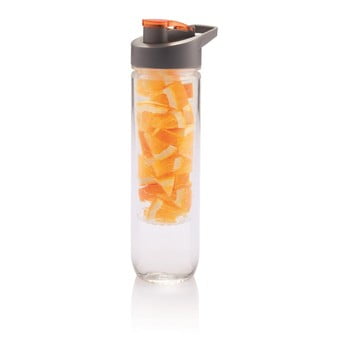 Sticlă portocalie cu filtru xd design loooqs, 800 ml