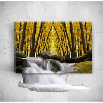 Tablou de perete 3d mosticx autumn waterfalls, 40 x 60 cm