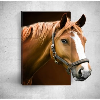 Tablou de perete 3d mosticx horse, 40 x 60 cm