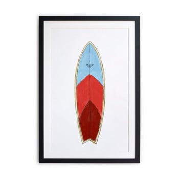 Tablou/poster înrămat really nice things surf board, 40 x 60 cm