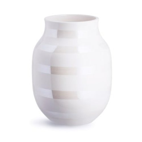 Vază din gresie ceramică kähler design omaggio, înălțime 20 cm, alb