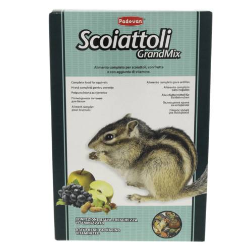 Hrana pentru veverite padovan grandmix scoiattoli 750 gr