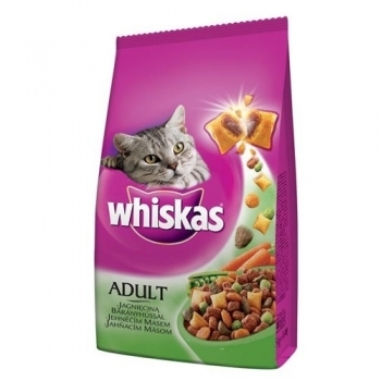 Hrana uscata pentru pisici whiskas cu miel si ficat 14 kg