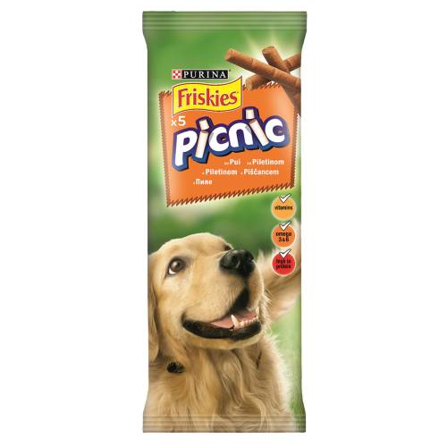 Recompensa pentru caini friskies dog picnic chicken 42 g