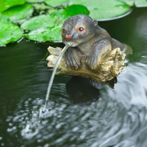 442057 Ubbink Floating Spitter Garden Fountain Otter