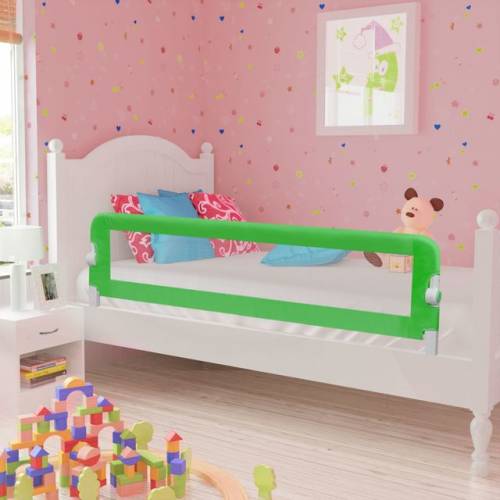 Casa Practica Balustradă de siguranță pentru pat de copil, verde, 150x42 cm